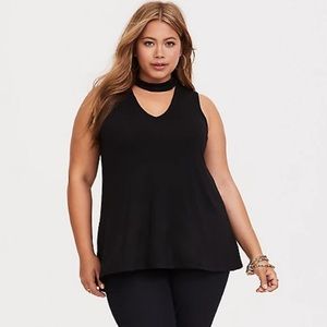 Torrid 2 Black Chocker Tank